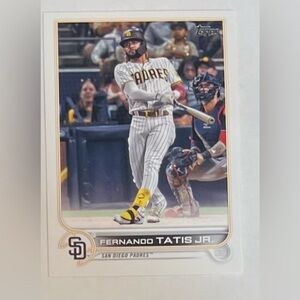 Trading card single baseball 2022 Topp Series-1# 100 Fernando Tatis JR.
